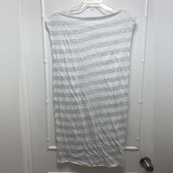 American apparel gray and white striped tank top - Picture 2 of 5